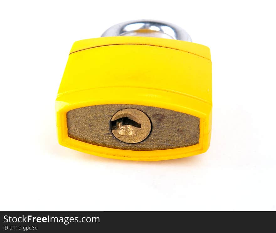 This is a yellow lock.