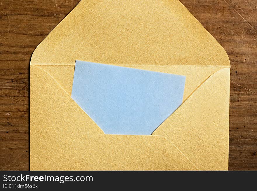 Open golden envelope.