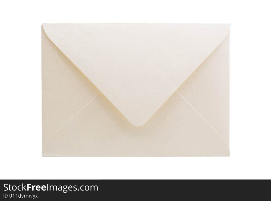 Envelope isolated on white background, studio shot. Envelope isolated on white background, studio shot.