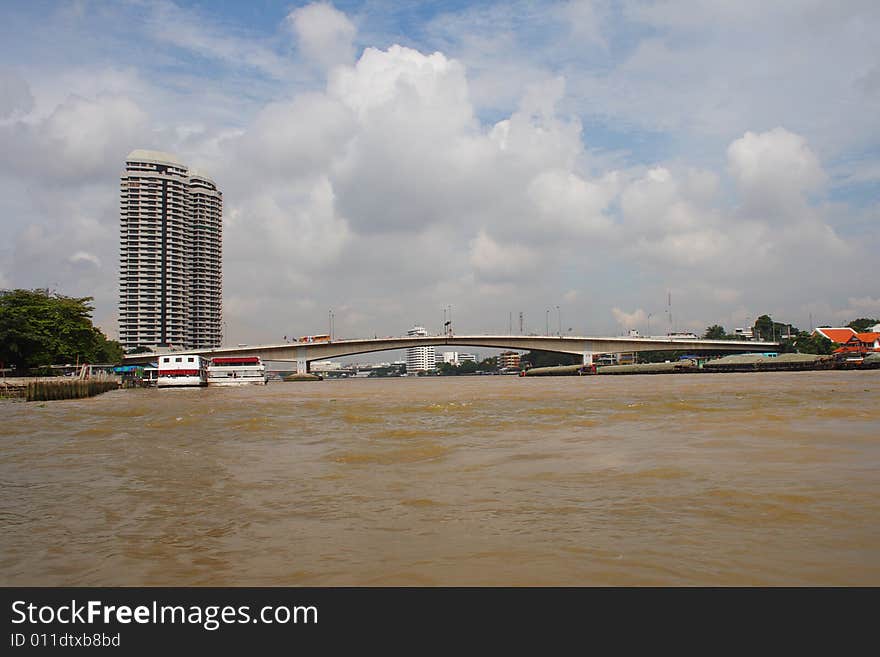 The bridge through greater river