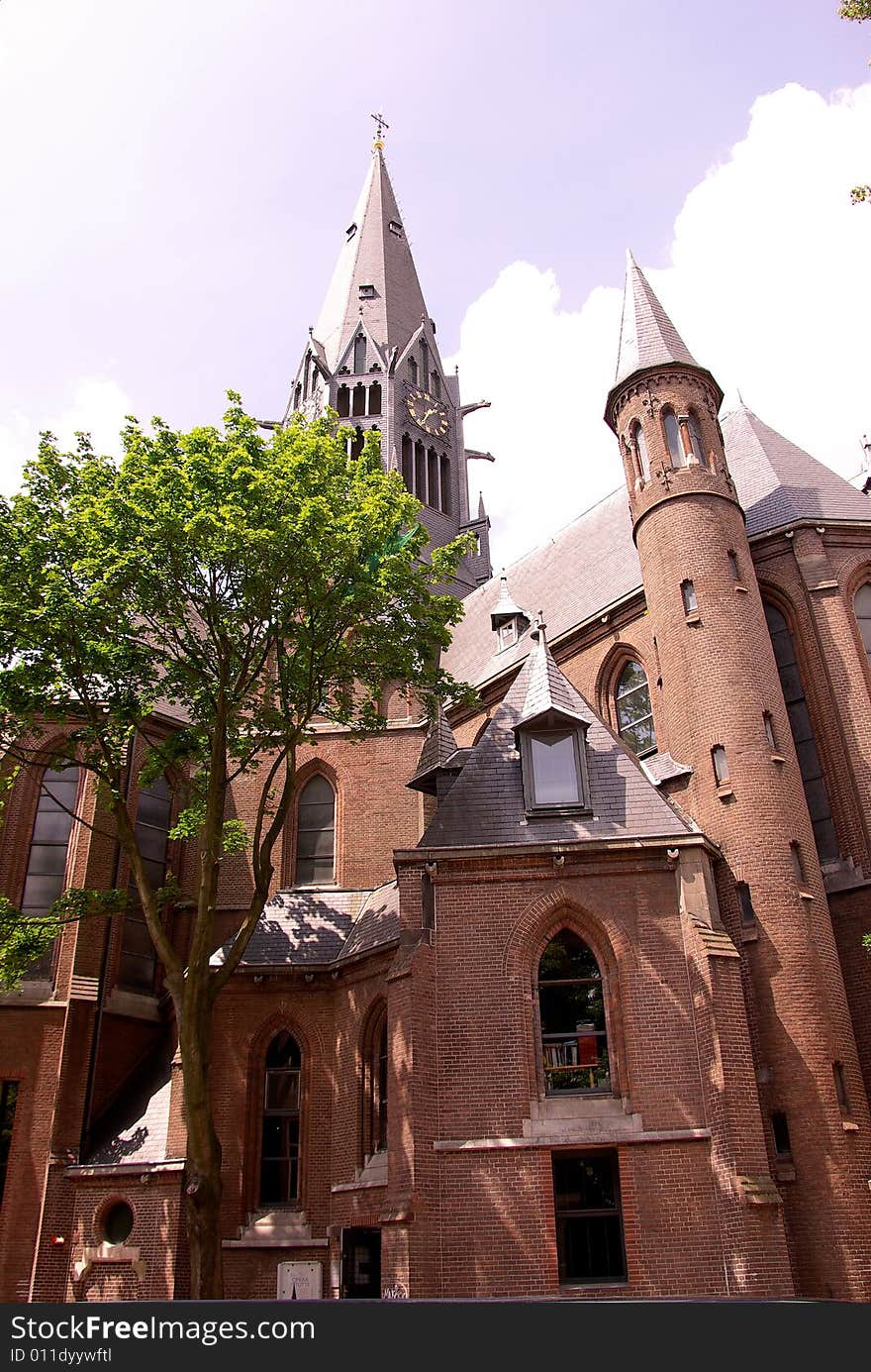 The Vondel church in Amsterdam, the Netherlands