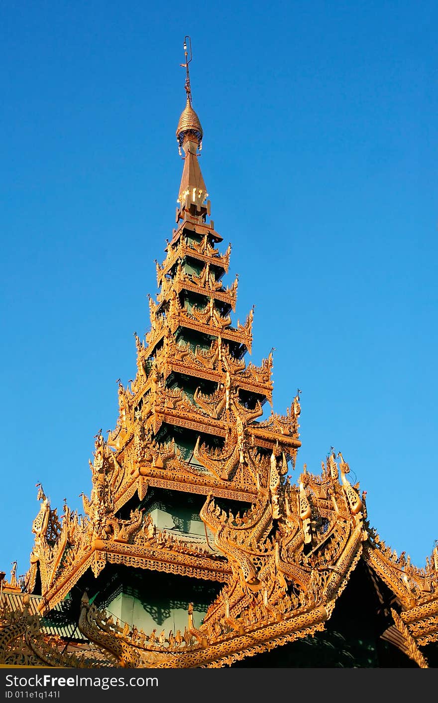 Temple of Grand Palace in Mandalay