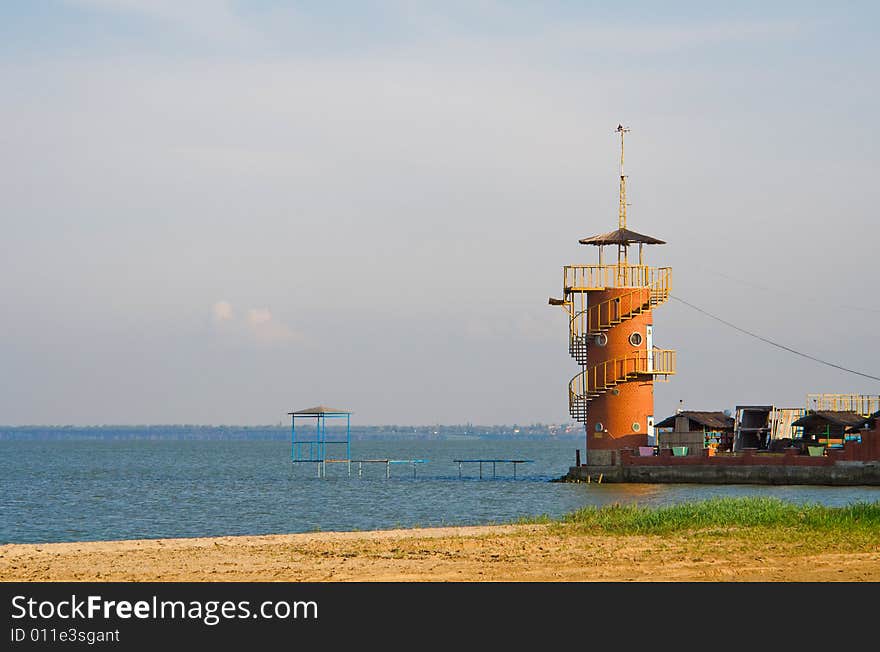 Red lighthouse