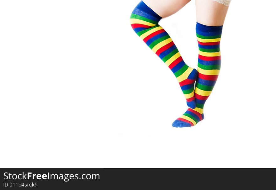 Striped stockings