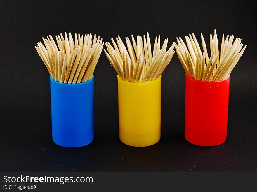 Toothpick Containers Colorful