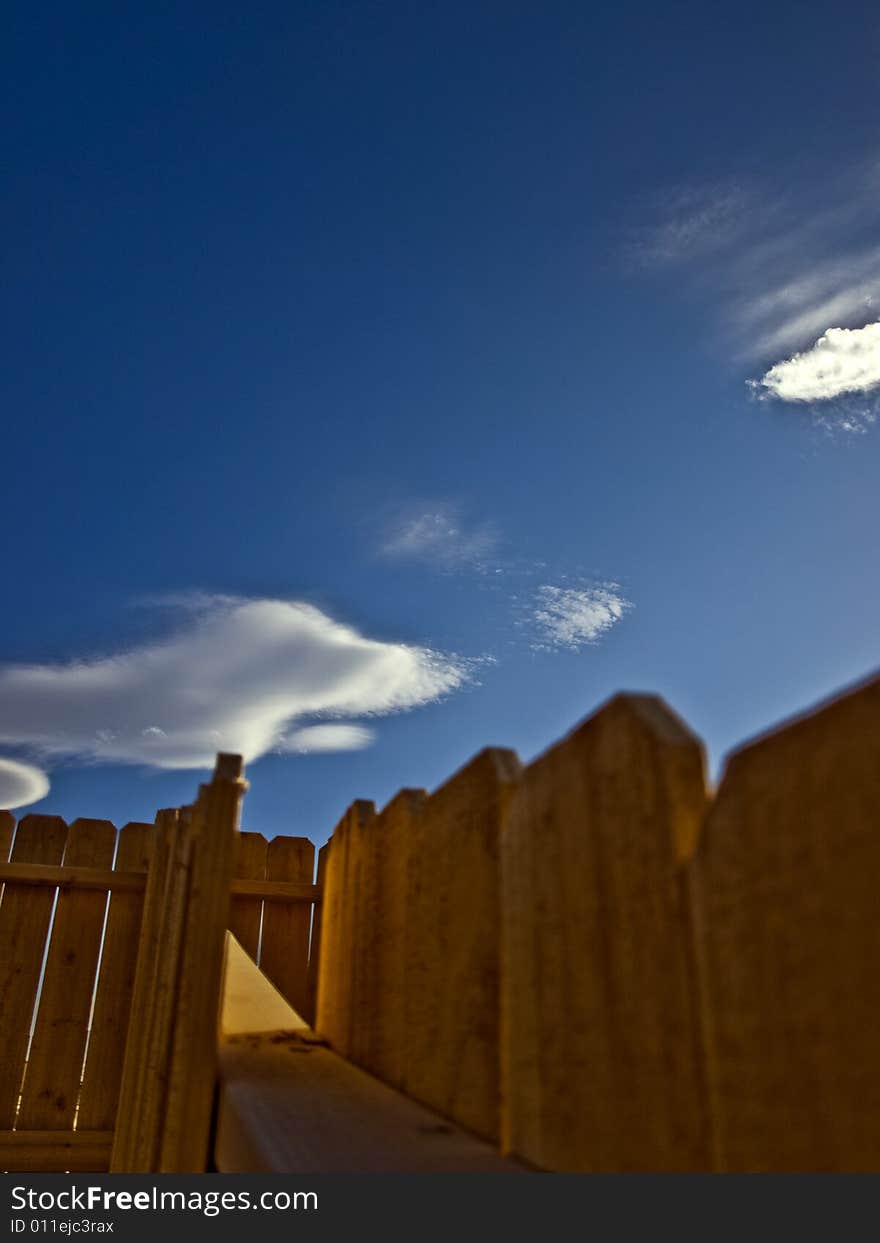 An interesting angle and the great blue skies. An interesting angle and the great blue skies.