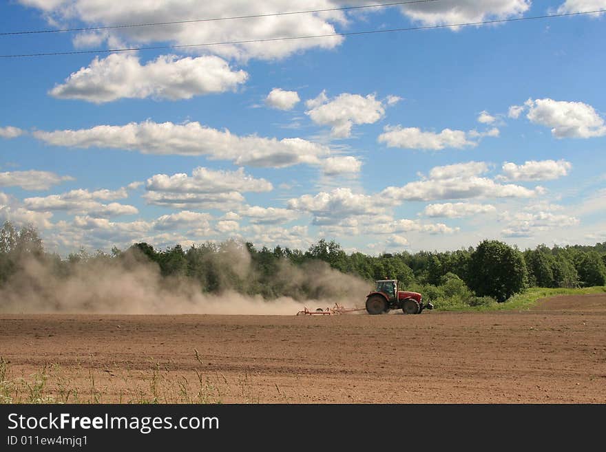 Hard Work At Harvest-time