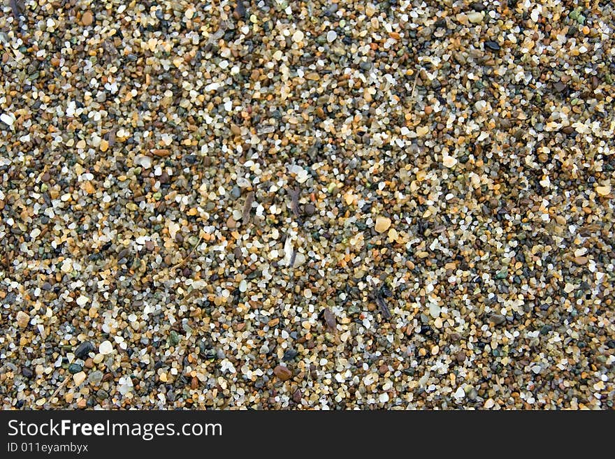 A photo of a texture - sea sand. A photo of a texture - sea sand