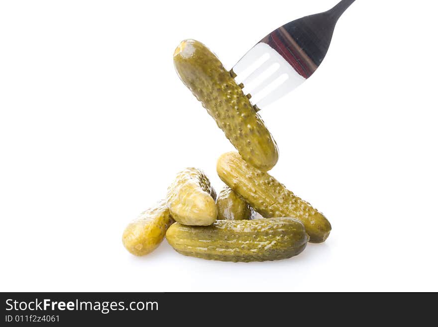 Pickled gherkins