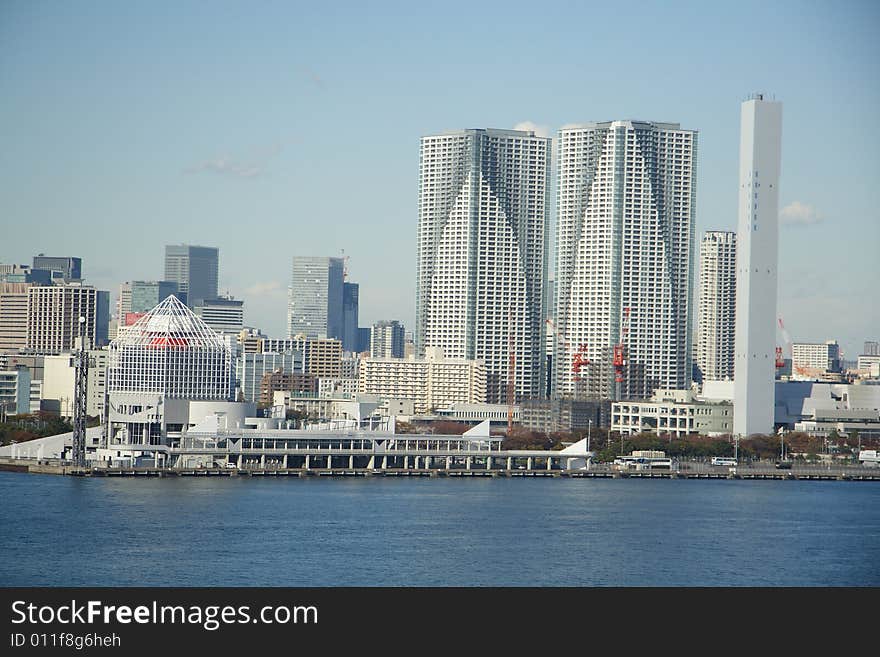 The landscape view of Tokyo, Japan. The landscape view of Tokyo, Japan.