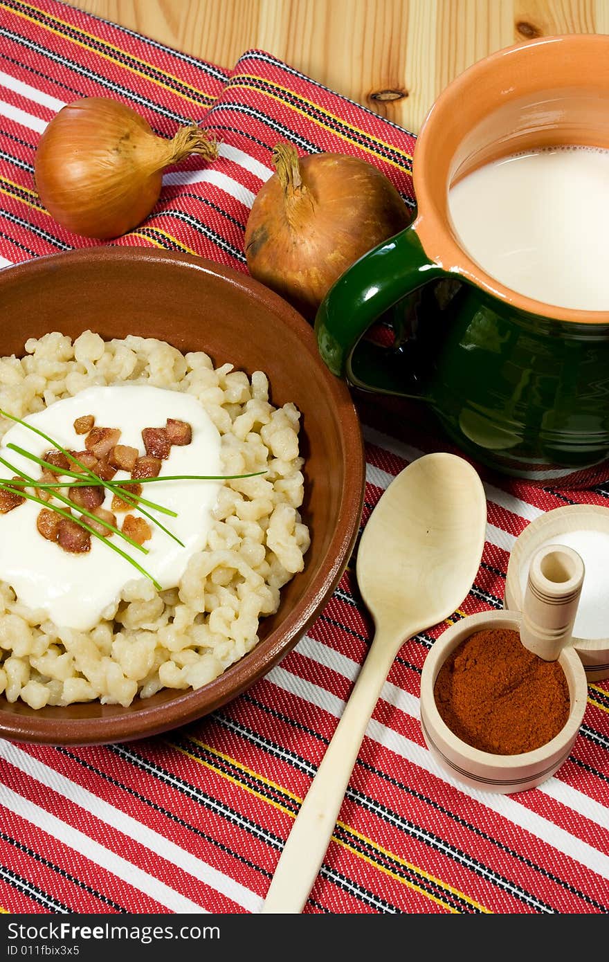 Traditional Slovak food