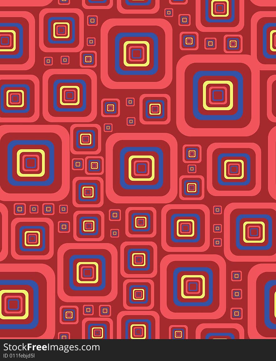 Abstract background with rectangulars of red, dark blue and yellow color. Abstract background with rectangulars of red, dark blue and yellow color