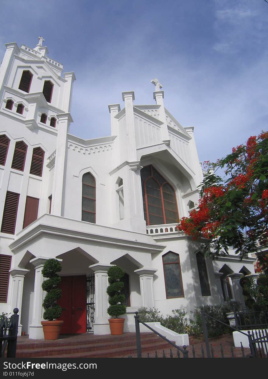 Church in downtown Key West. Church in downtown Key West