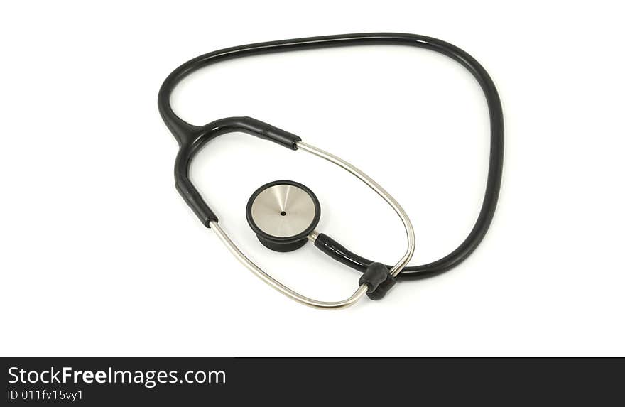 Stethoscope on white background - medical tool