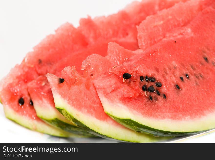 Image of juicy watermelon slices