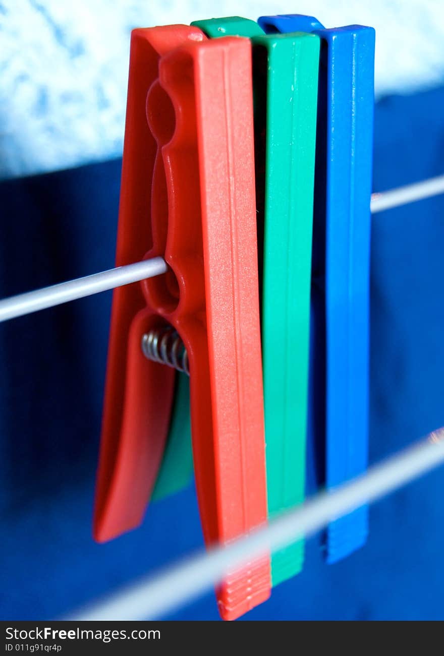 RGB Clothes pegs