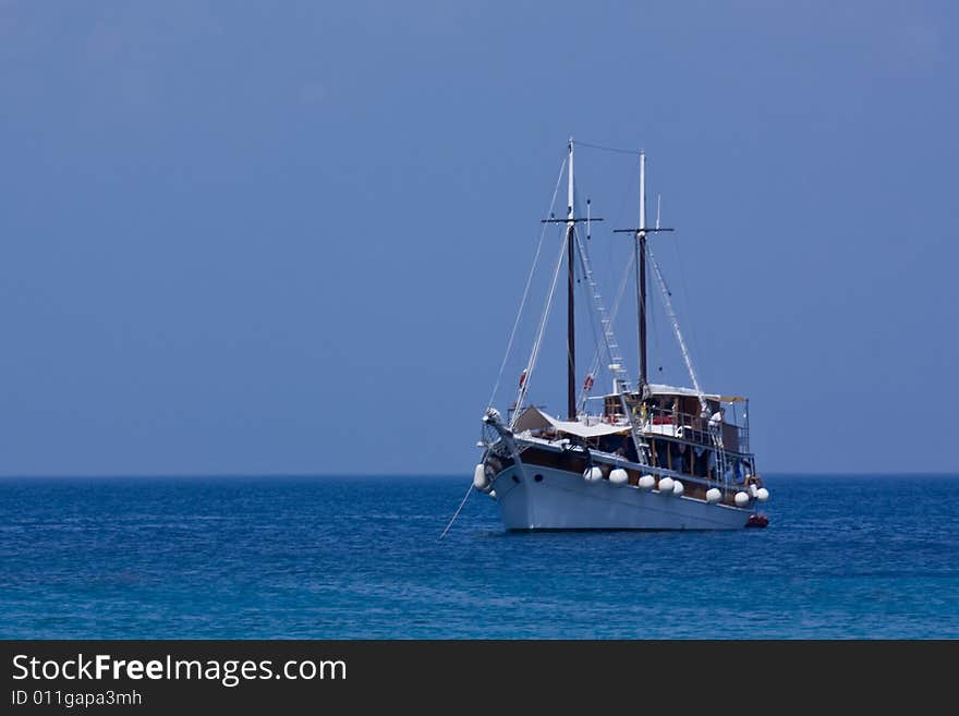 Ship on beach