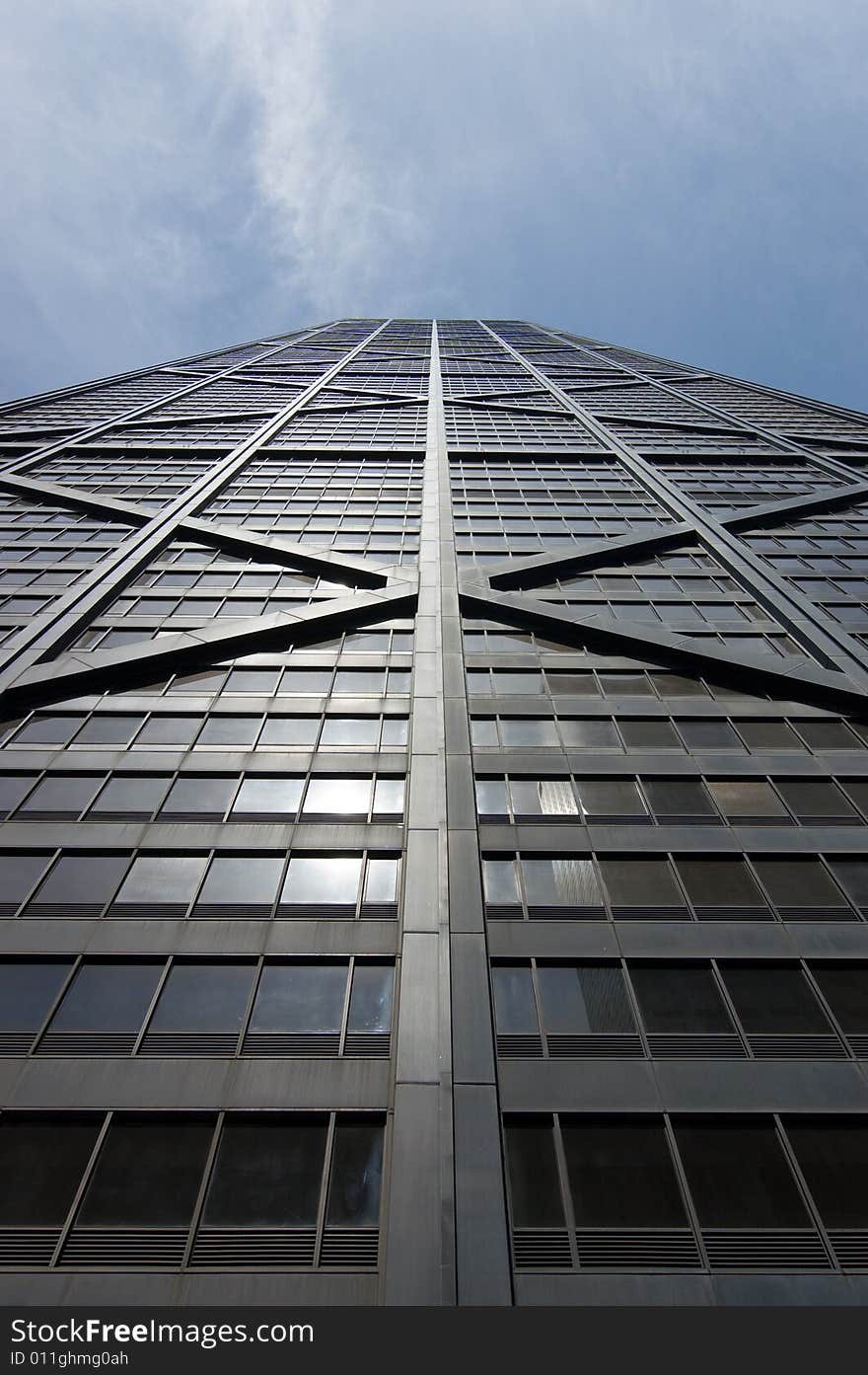 The South Facade of the Hancock Building in Chicago, Illinois