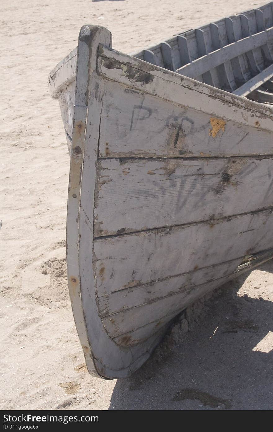 Fishing Boat On Beach