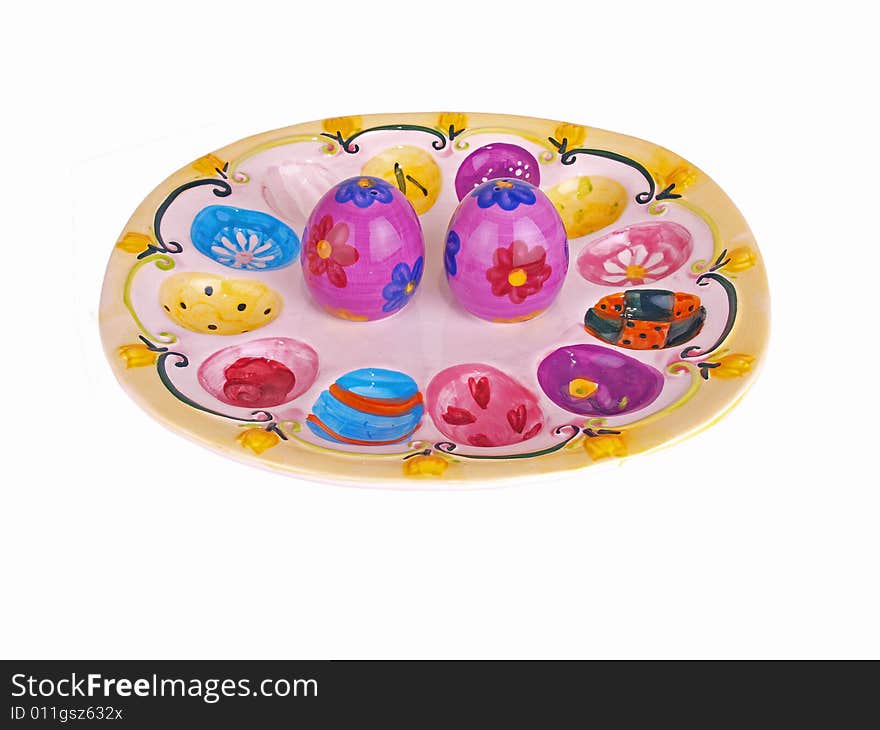 Decorative Egg Plate