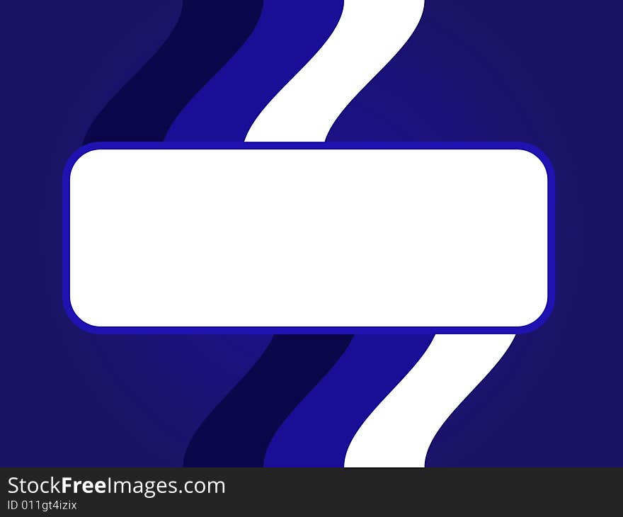 Graphic illustration of wavy lines and white text box against a blue background. Graphic illustration of wavy lines and white text box against a blue background.