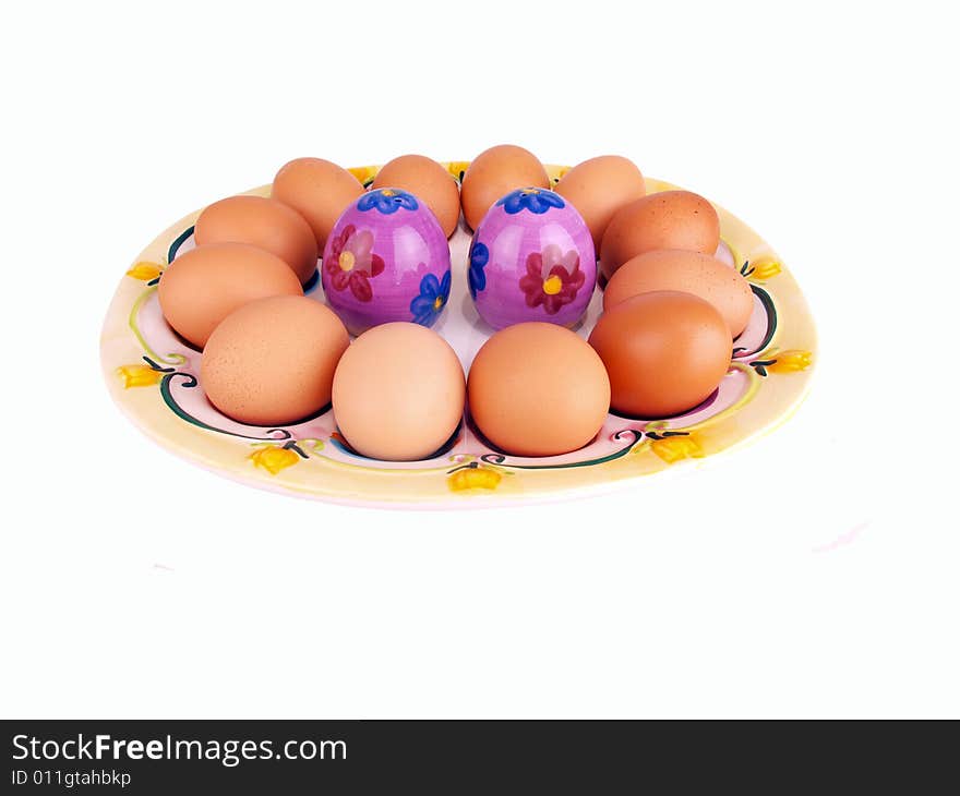 Eggs Decorative Plate