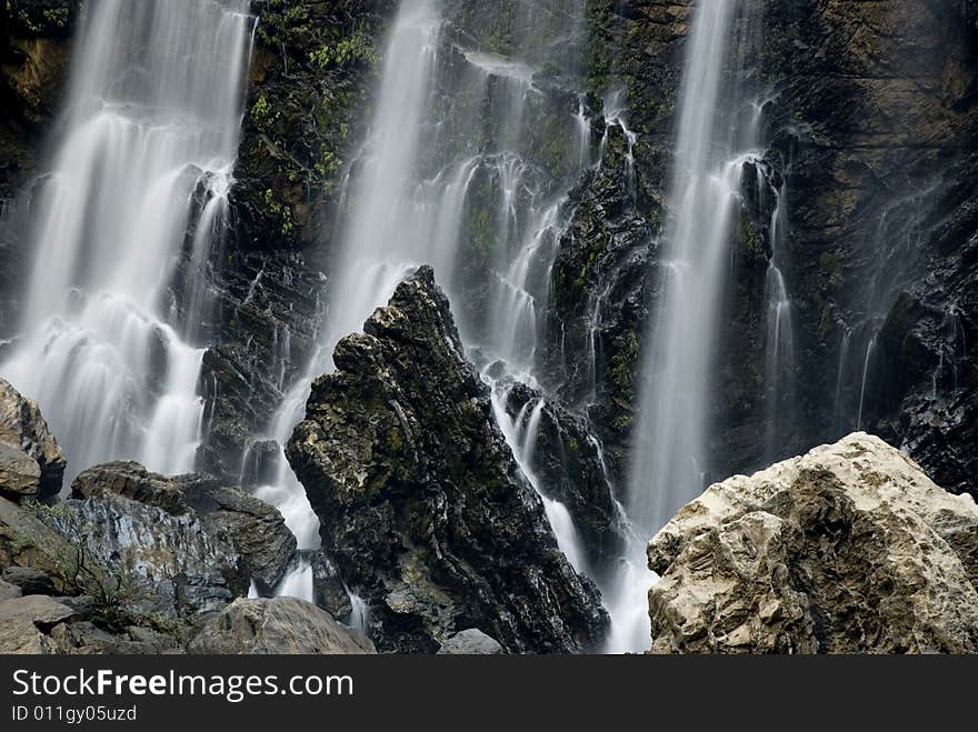 Beautiful Water fall,located in Karnataka,India