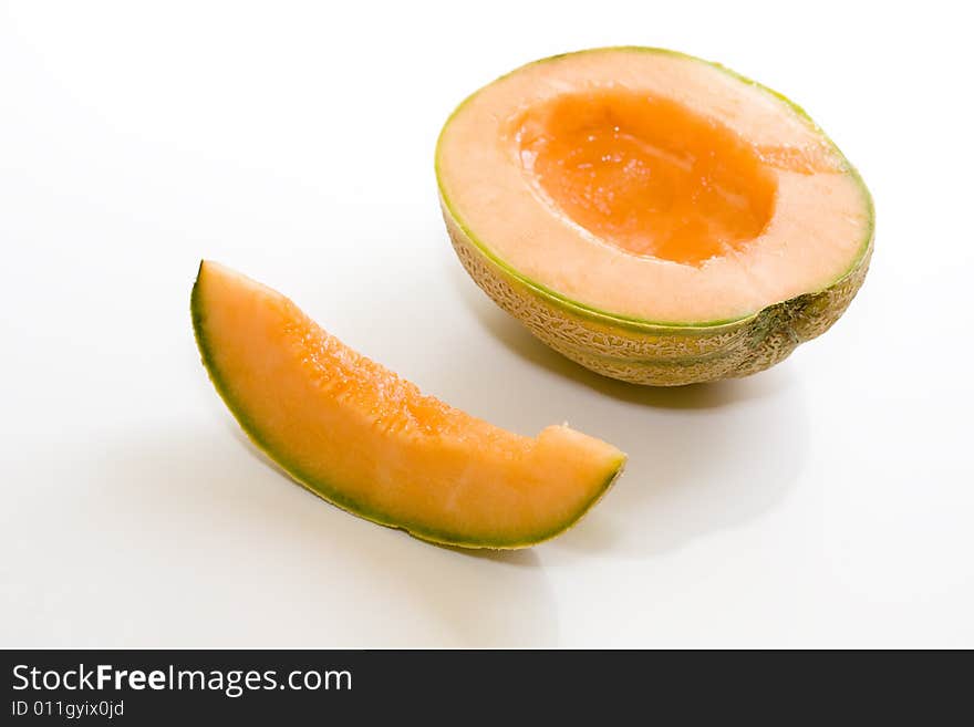 Juicy slices of a melon