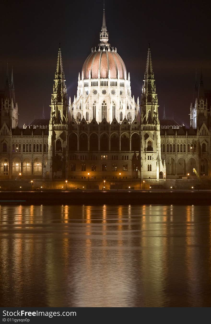 Parliament in Budapest - night