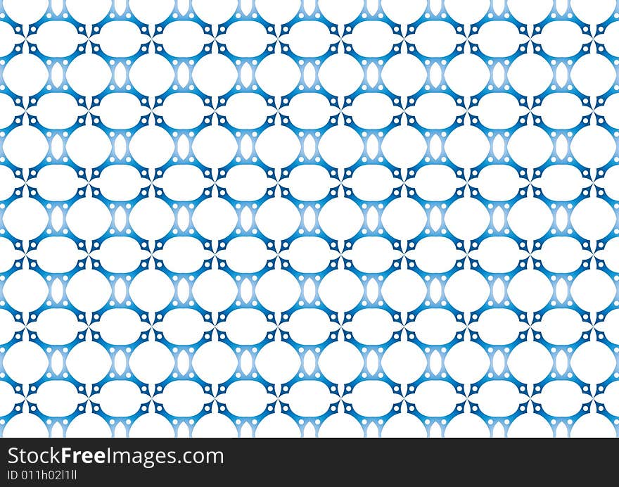 Ottoman style wallpaper pattern and shape