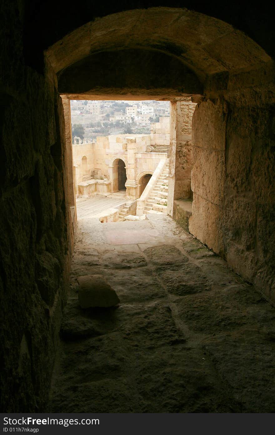 Ruins in the north of Jordan. Ruins in the north of Jordan