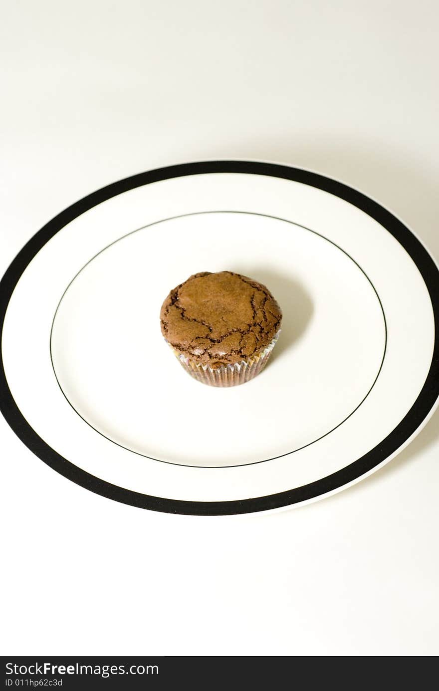 A Brownie Cupcake