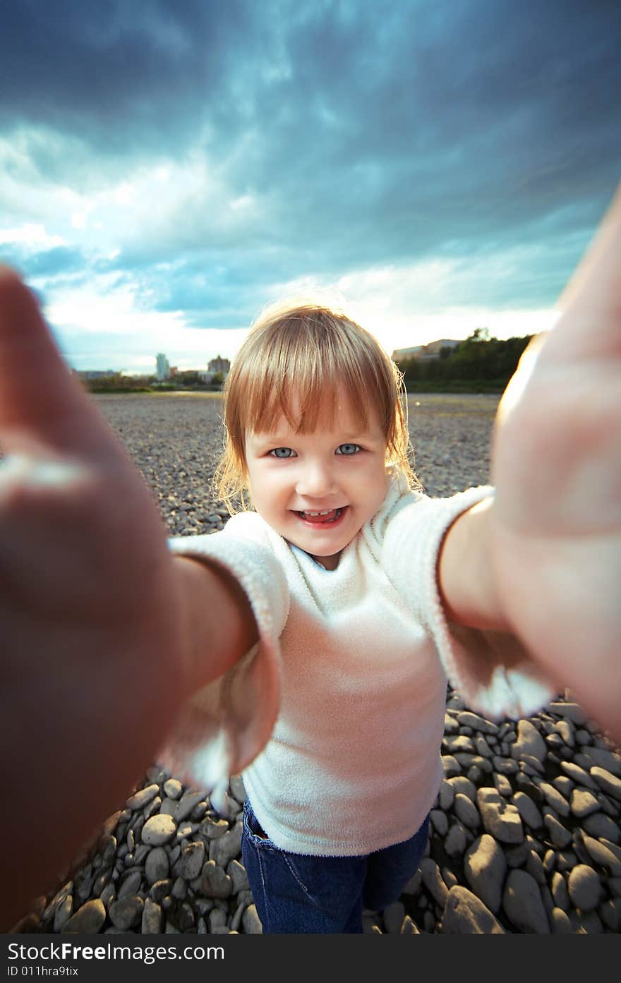 Little Girl Flap Palms