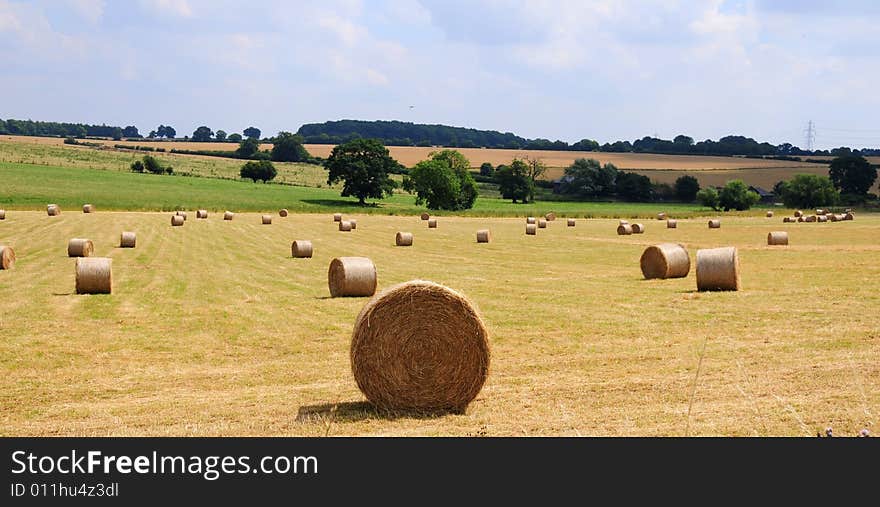 Hay bales