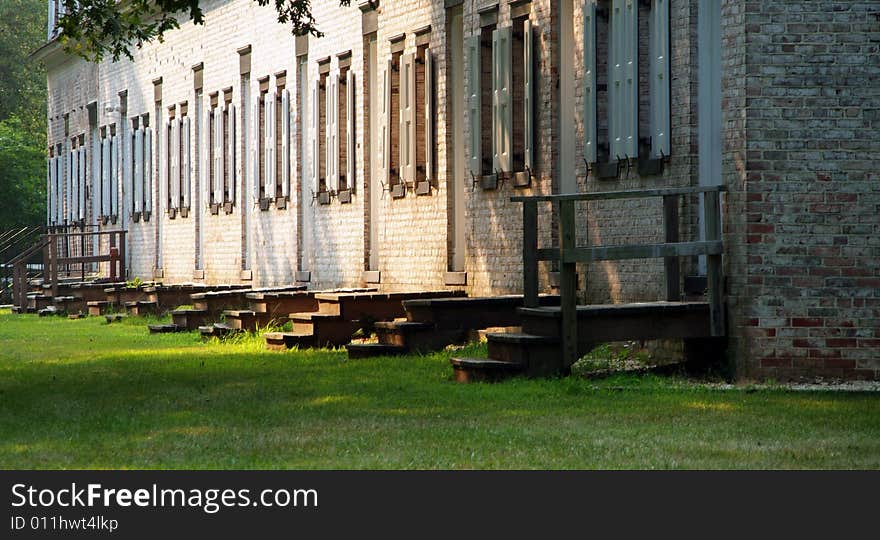 1800's historic building at allaire historic village. 1800's historic building at allaire historic village