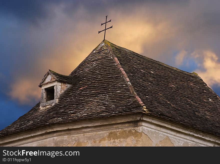 Roof Of An Old Castle