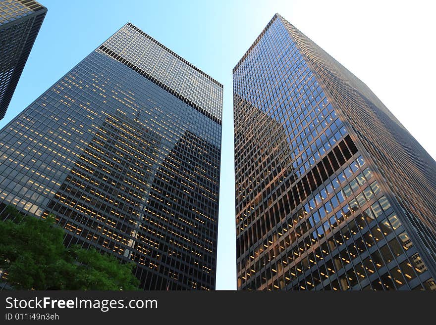 Skyscrapers of downtown.Toronto.Canada.