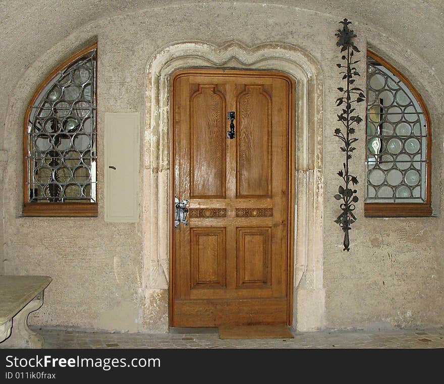 German Castle Doorway And Windows