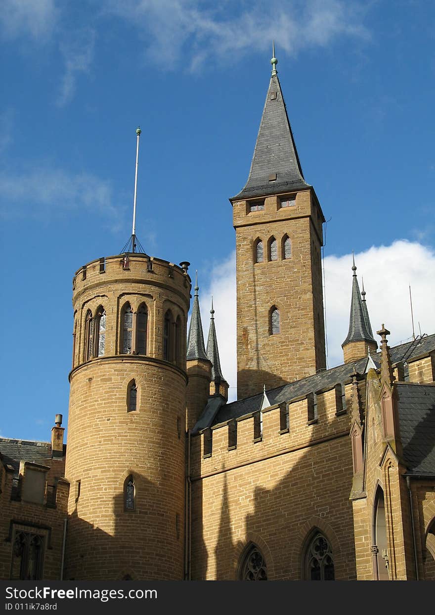 German Castle - High Above The Clouds