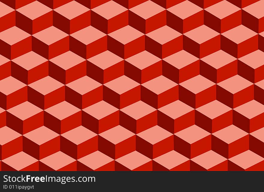 Red cubes arranged to create steps up the page. Red cubes arranged to create steps up the page.