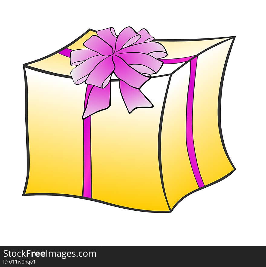 Gift pack with bow