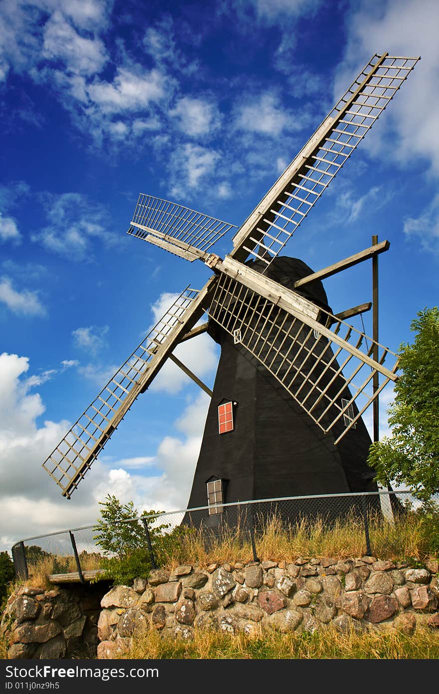 Traditional windmill