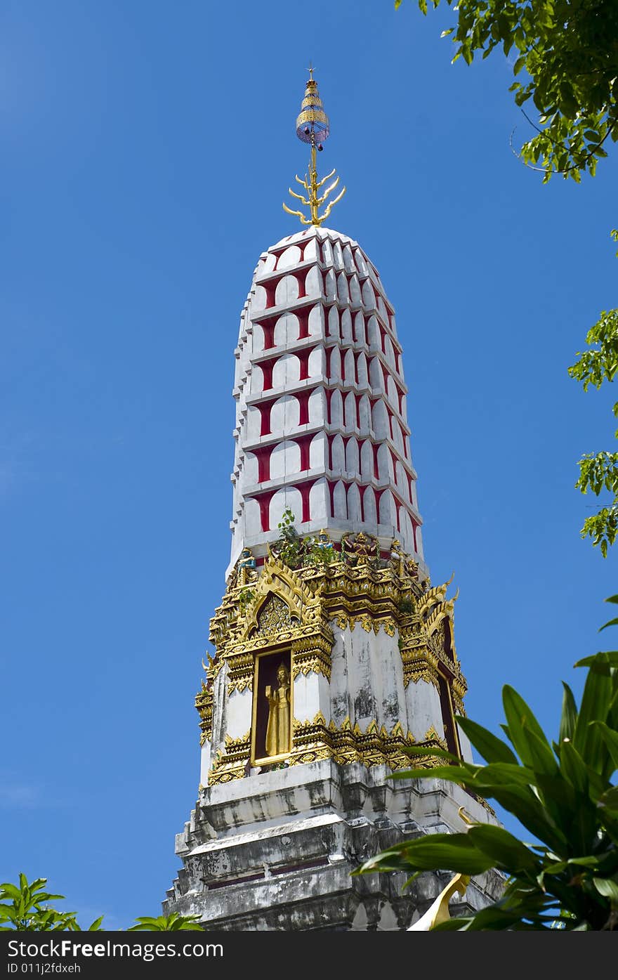 Pagoda In A Thai Temple