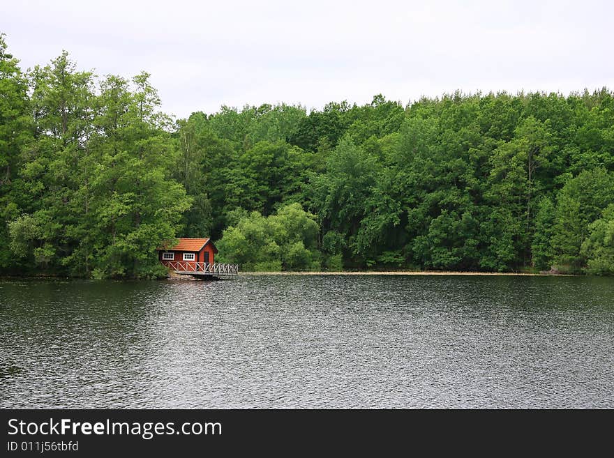 Buildings and landscape in sweden. Buildings and landscape in sweden