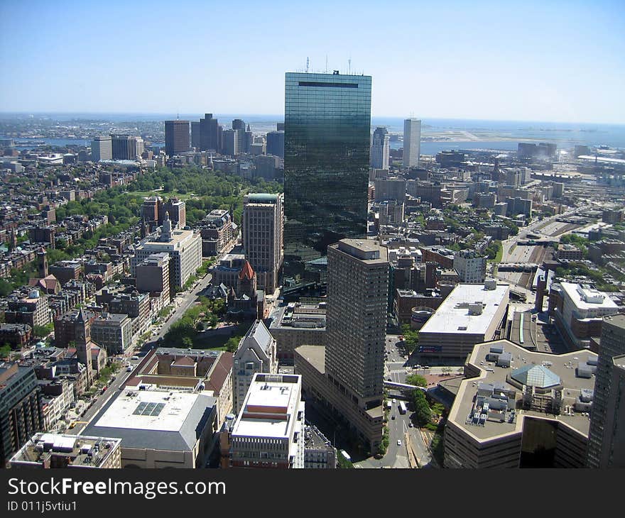 View of Boston, United States. View of Boston, United States