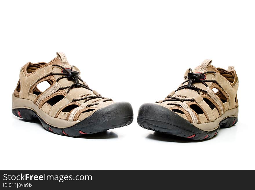 Man shoes, isolated