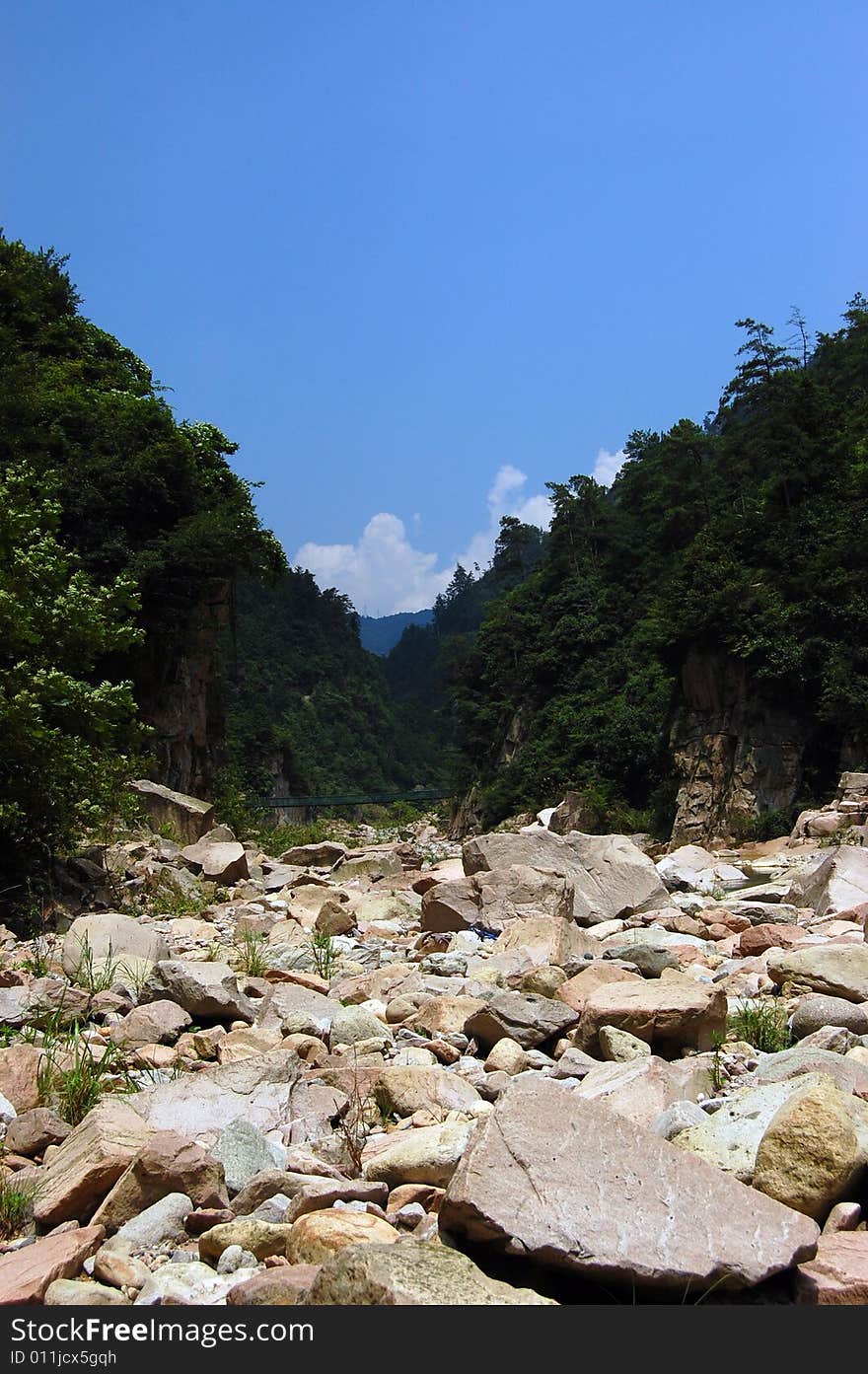 A gorge in the west of ZheJiang,China.