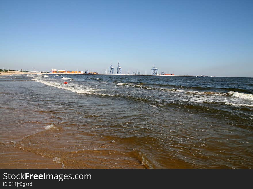 Beach... sand... waves... and sea industry