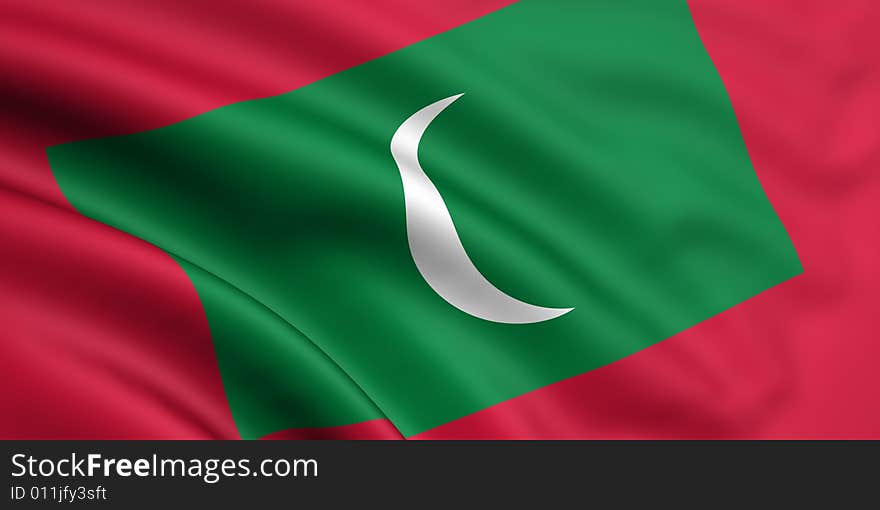 Flag Of Maldives