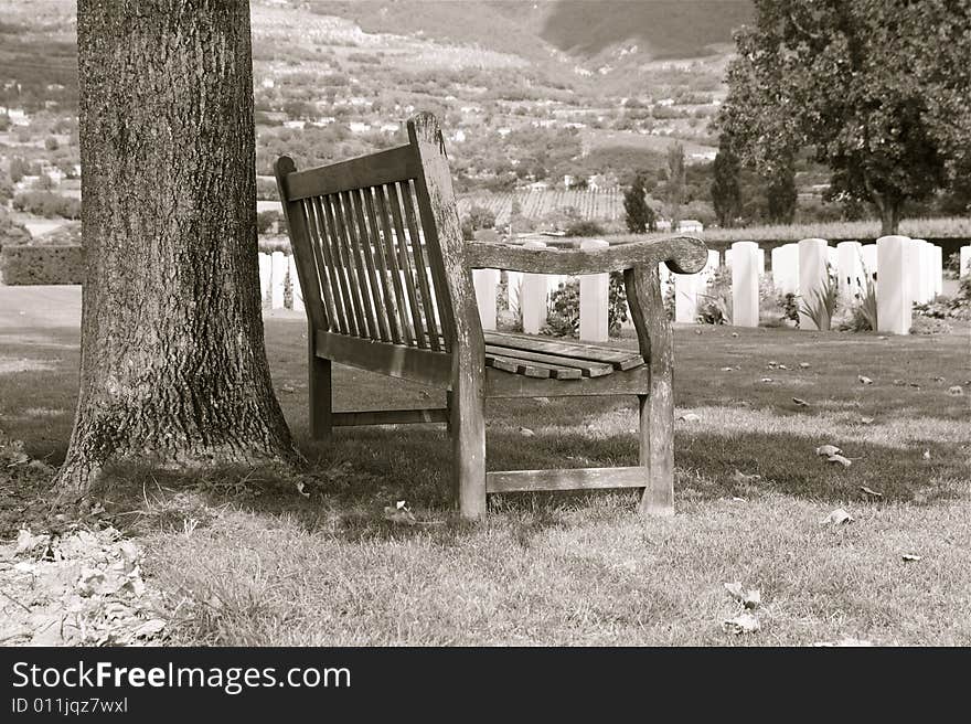 Cemtery Bench